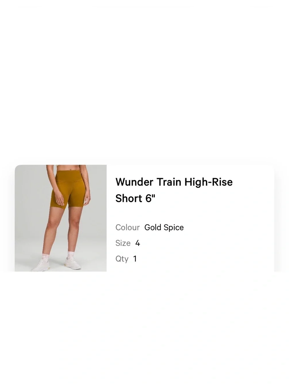 lululemon athletica High-Rise Bike Shorts in golden spice. - Picture 4 of 4
